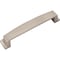 Jeffrey Alexander 128 mm Center Satin Nickel Square-to-Center Square Renzo Cabinet Cup Pull 141-128SN - alternate 4